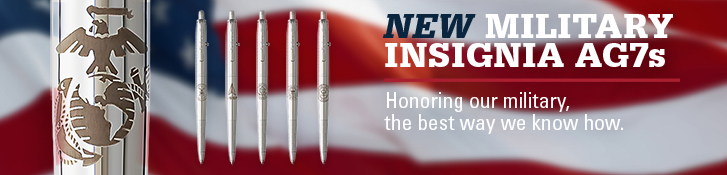 Military AG7s against American Flag background