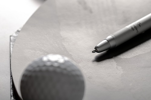 Image showing golf ball and writing end of ASGP