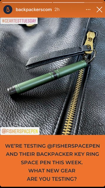 Backpacker.com screen shot of BP/GR