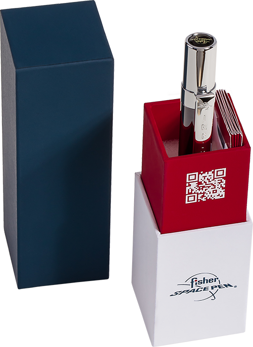 INFBTN in open capsule gift box