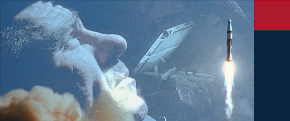 Walt Cunningham; Apollo 7 launch