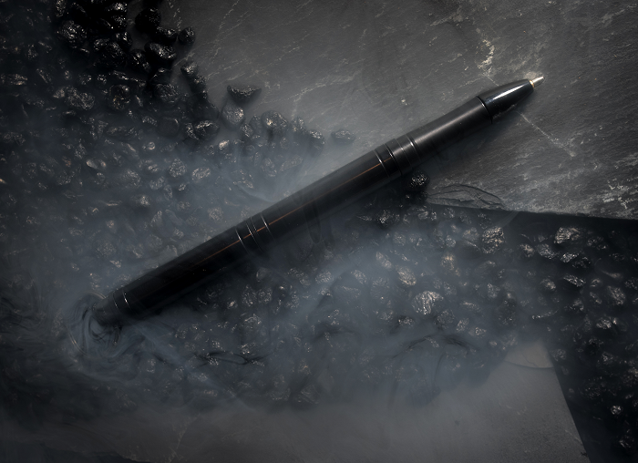 Open BP/B on rocks with smoke