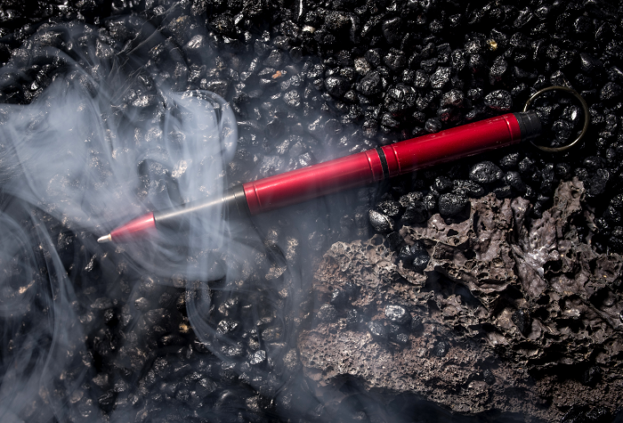 Open BP/R on rocks with smoke